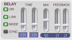 Vue de la section DELAY